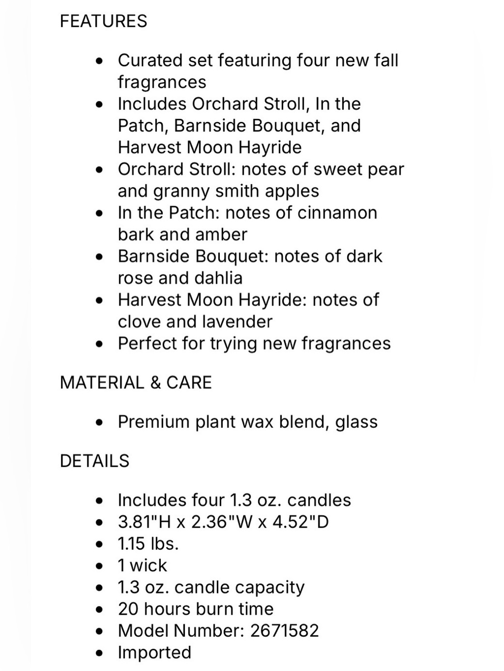 ππ YANKEE CANDLE LIMITED EDITION 4-PIECE FALL CANDLE GIFT SET. BRAND NEW IN BOX. - Picture 3 of 11